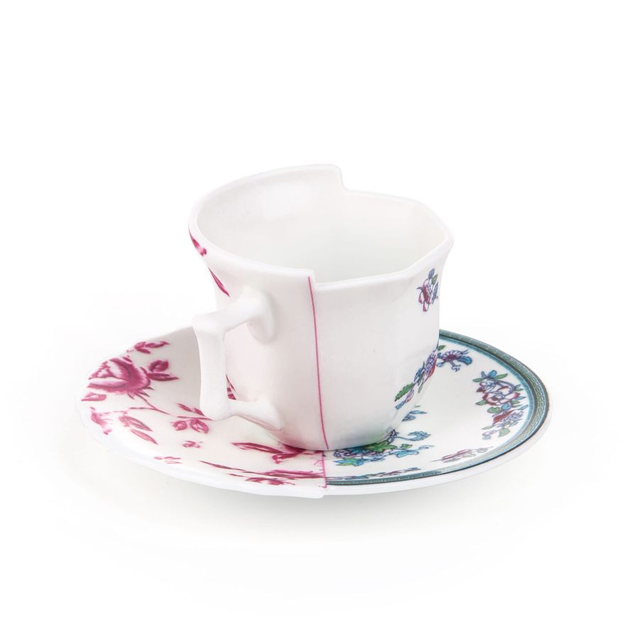 Tasse à café hybride Leonia en porcelaine par CTRLZACK x Seletti