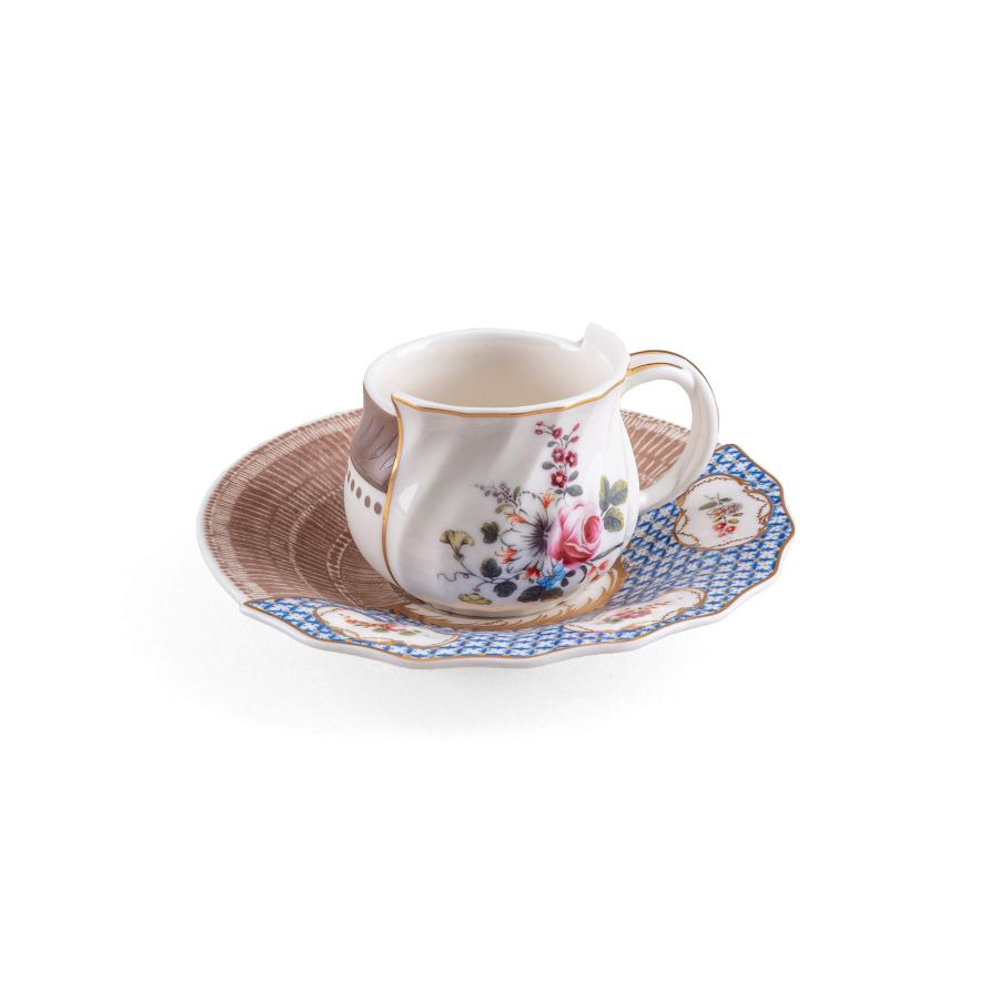 Tasse à café hybride Djenne en porcelaine par CTRLZACK x Seletti
