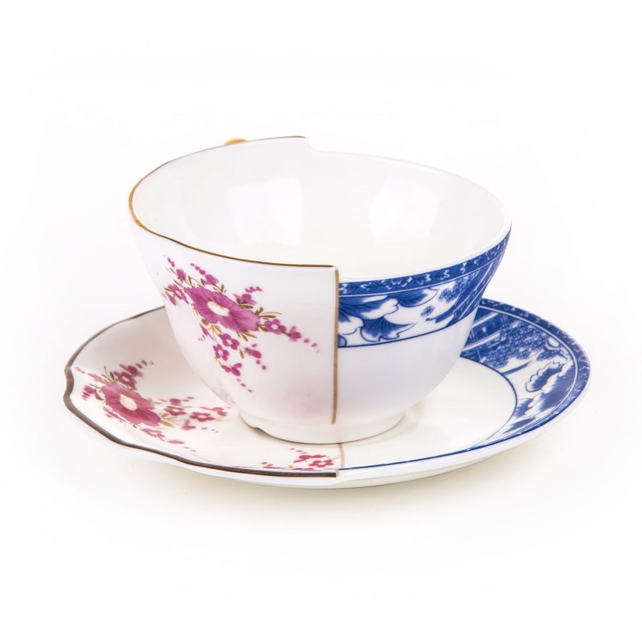 Tasse à thé hybride Zenobia en porcelaine par CTRLZACK x Seletti