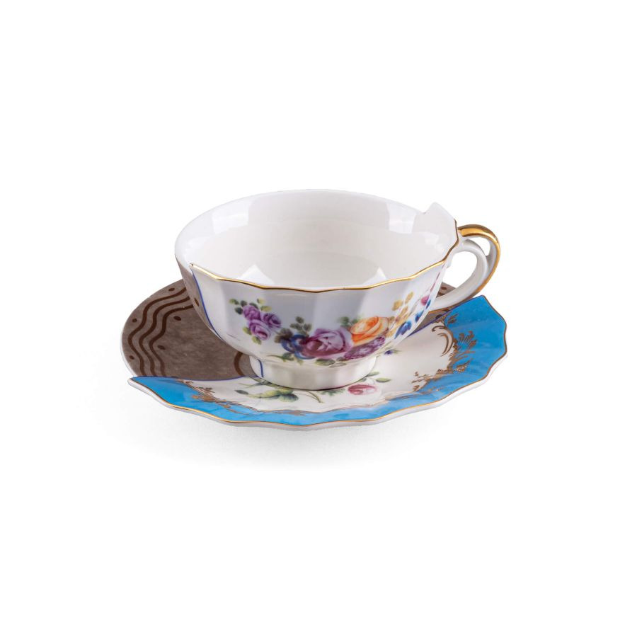 Tasse à thé hybride Kerma en porcelaine par CTRLZACK x Seletti Tasse à thé hybride Kerma en porcelaine par CTRLZACK x Seletti 4