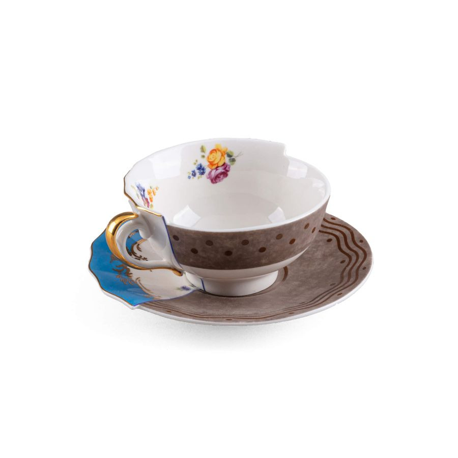 Tasse à thé hybride Kerma en porcelaine par CTRLZACK x Seletti Tasse à thé hybride Kerma en porcelaine par CTRLZACK x Seletti 5