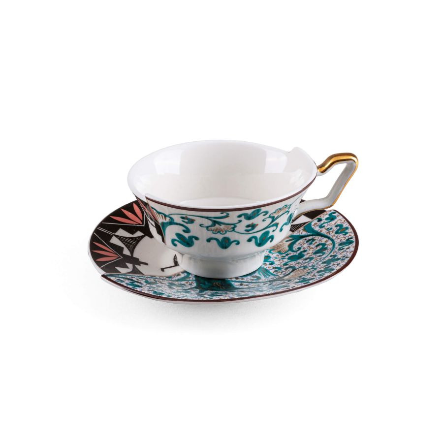Tasse à thé hybride Aspero en porcelaine par CTRLZACK x Seletti Tasse à thé hybride Aspero en porcelaine par CTRLZACK x Seletti 3