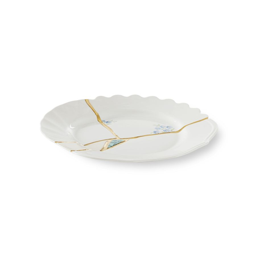 Assiette à dessert Kintsugi 3 en porcelaine par Marcantonio x Seletti