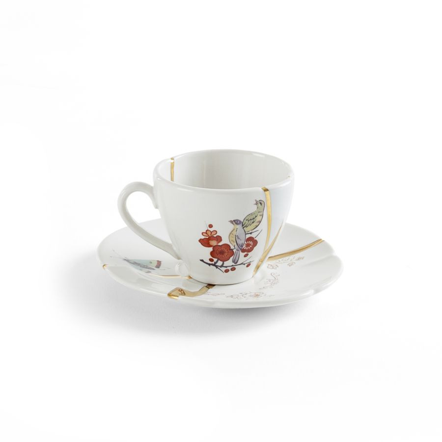 Tasse à café Kintsugi 2 en porcelaine par Marcantonio x Seletti