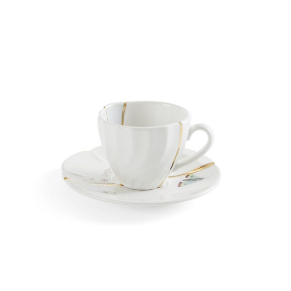 Tasse à café Kintsugi 2 en porcelaine par Marcantonio x Seletti