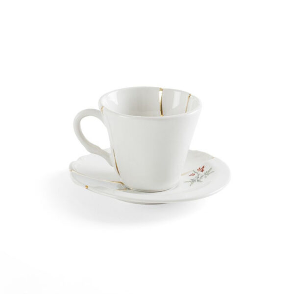 Tasse à café Kintsugi 3 en porcelaine par Marcantonio x Seletti