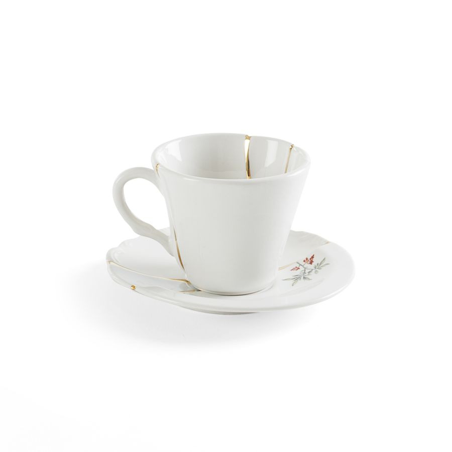 Tasse à café Kintsugi 3 en porcelaine par Marcantonio x Seletti