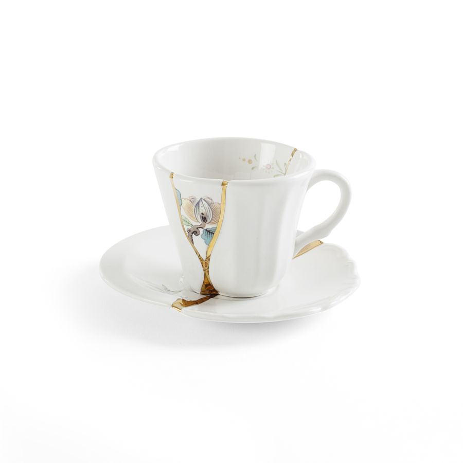 Tasse à café Kintsugi 3 en porcelaine par Marcantonio x Seletti