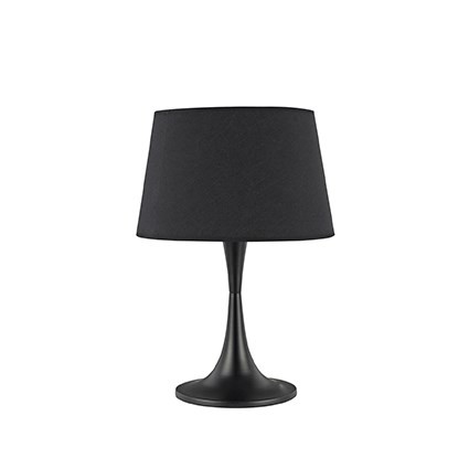 Lampe à poser design Bourgie en métal vernis