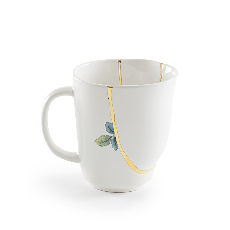 Mug Kintsugi 1 en porcelaine par Marcantonio x Seletti