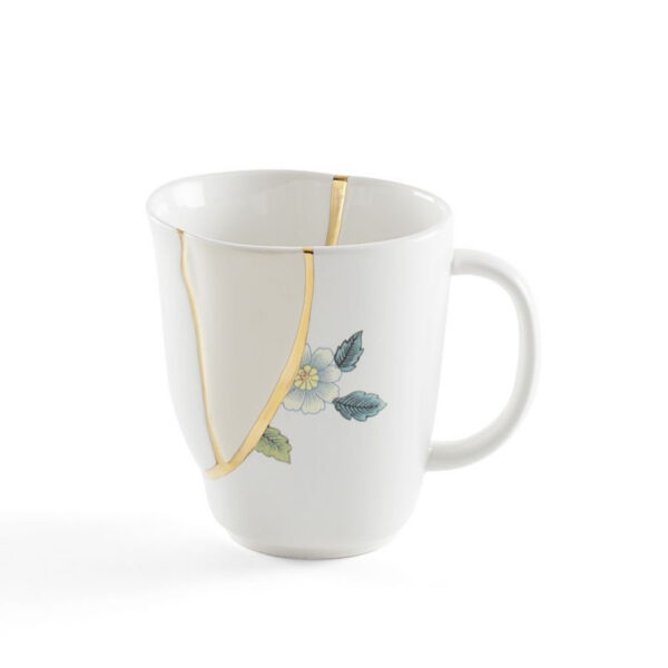 Mug Kintsugi 1 en porcelaine par Marcantonio x Seletti