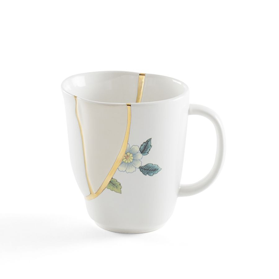 Mug Kintsugi 1 en porcelaine par Marcantonio x Seletti