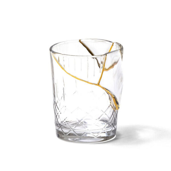 Verre Kintsugi 1 en verre par Marcantonio x Seletti