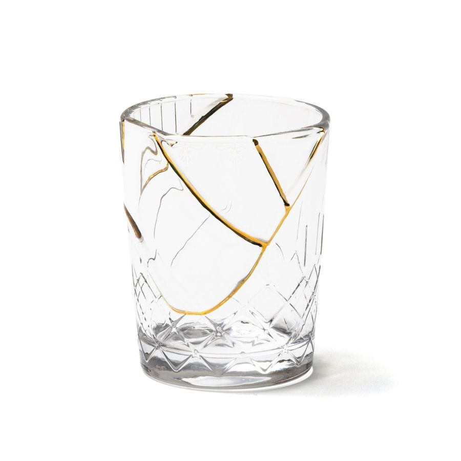 Verre Kintsugi 1 en verre par Marcantonio x Seletti Verre Kintsugi 1 en verre par Marcantonio x Seletti