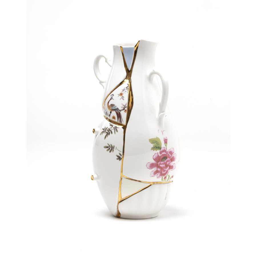 Vase Kintsugi 1 en porcelaine par Marcantonio x Seletti
