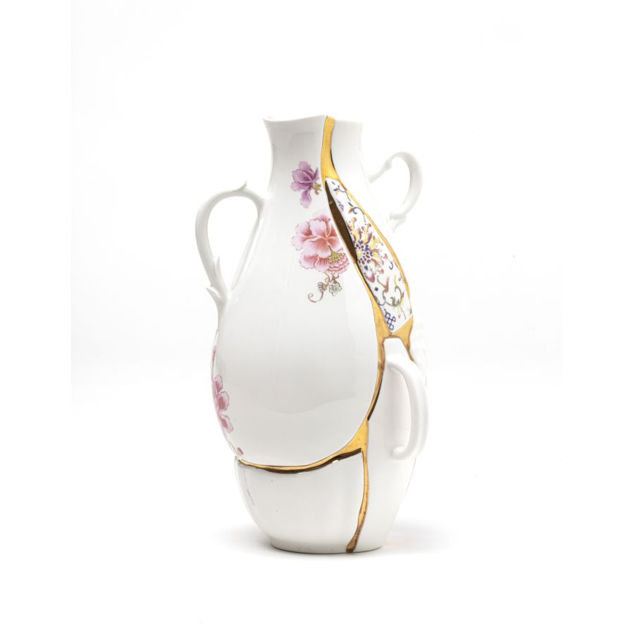 Vase Kintsugi 1 en porcelaine par Marcantonio x Seletti 2