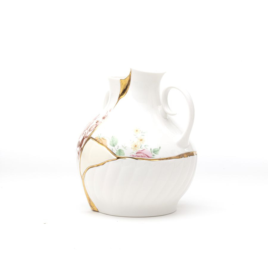 Vase Kintsugi 2 en porcelaine par Marcantonio x Seletti