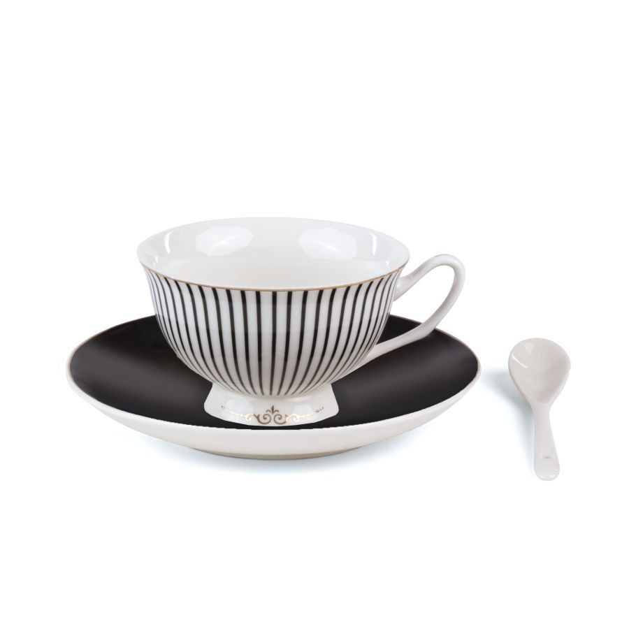Tasse à thé avec petite cuillère Bellona Guiltless  en porcelaine par Tarin x Seletti