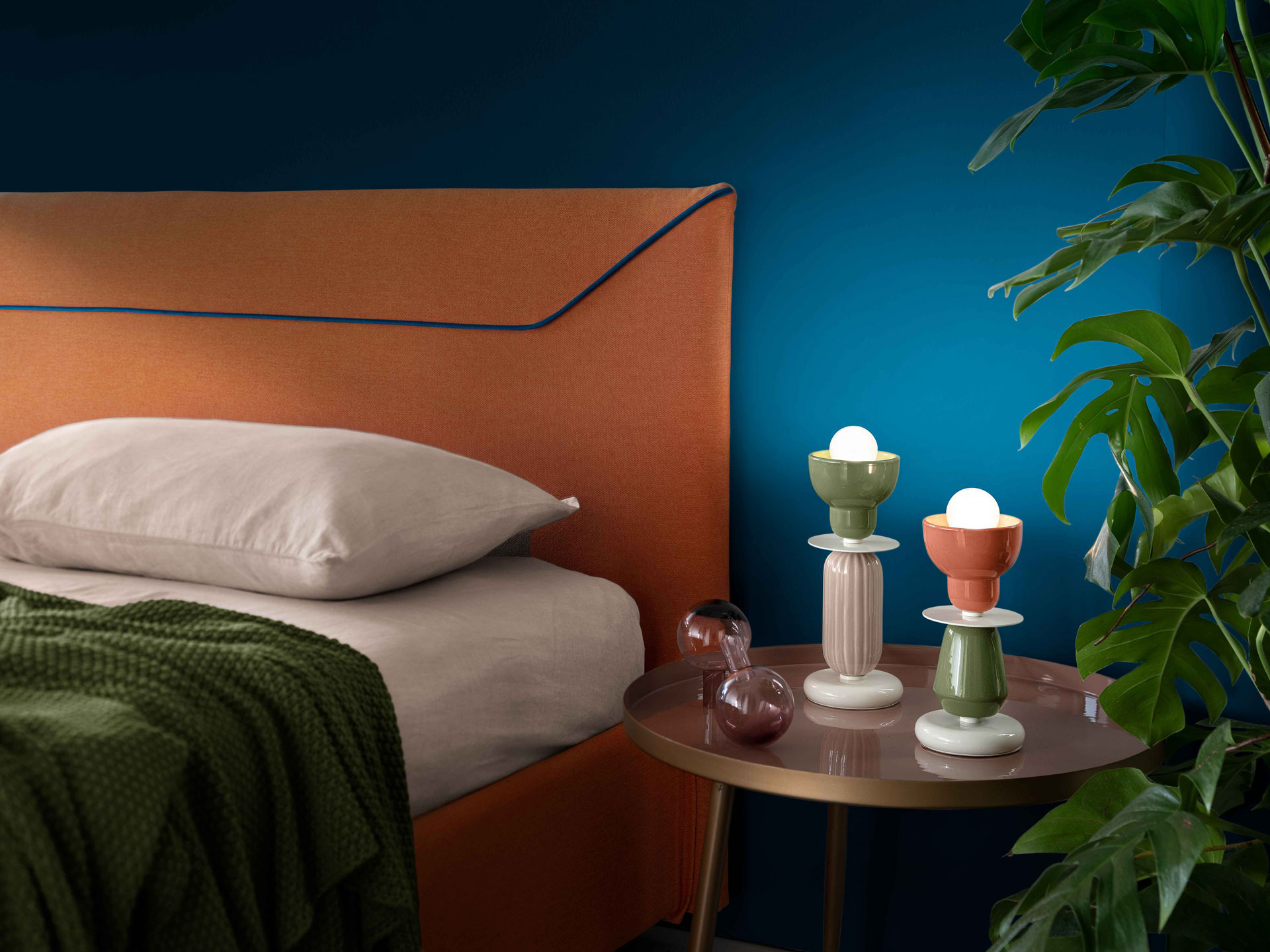 Lampe à poser Berimbau C2602 en céramique par Ferroluce