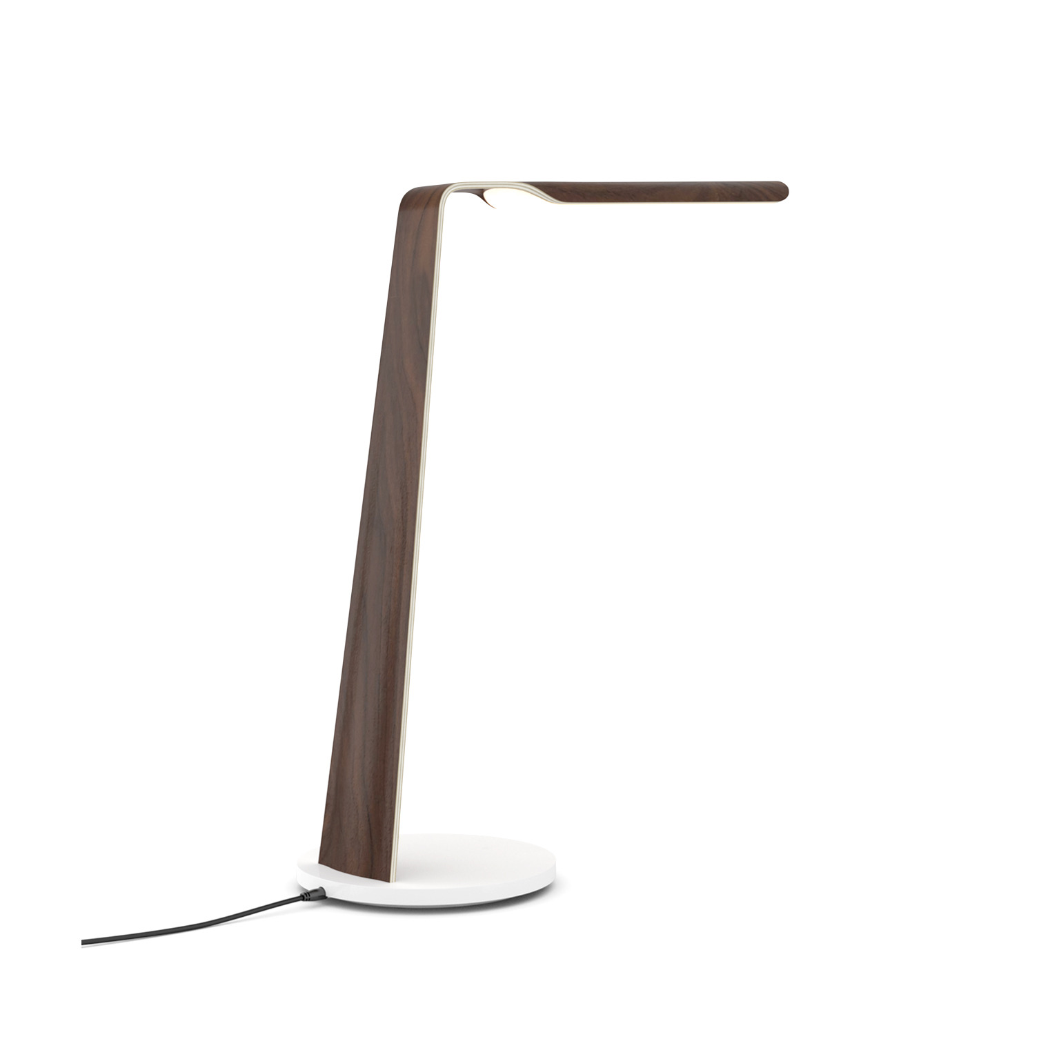 Lampe à poser tactile en bois Led Swan au design scandinave et minimaliste par Tunto