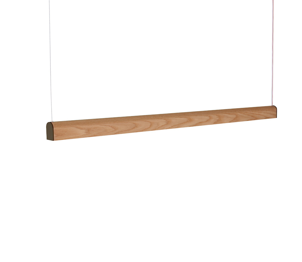 Suspension en bois Curve Led avec finition noir au design scandinave par Tunto Suspension en bois Curve Led avec finition noir au design scandinave par Tunto