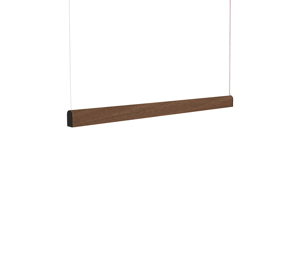 Suspension en bois Curve Led avec finition noir au design scandinave par Tunto Suspension en bois Curve Led avec finition noir au design scandinave par Tunto