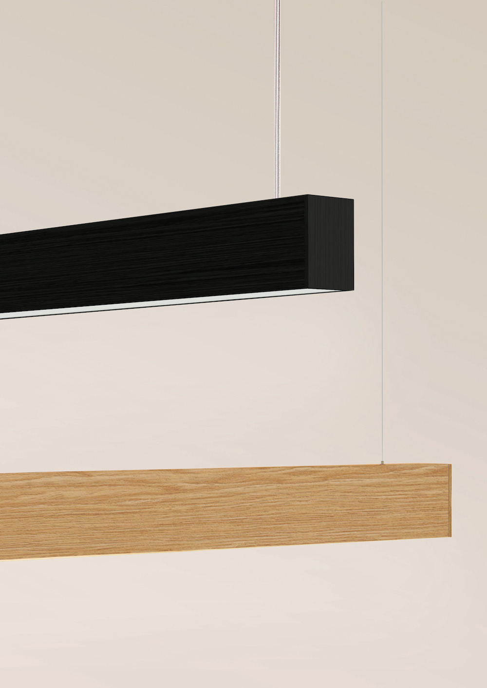 Suspension en bois Square Led au design scandinave par Tunto Suspension en bois Square Led au design scandinave par Tunto