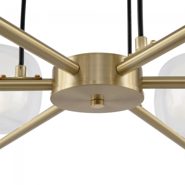 Suspension Vision 06G en Aluminium au design contemporain par Maytoni