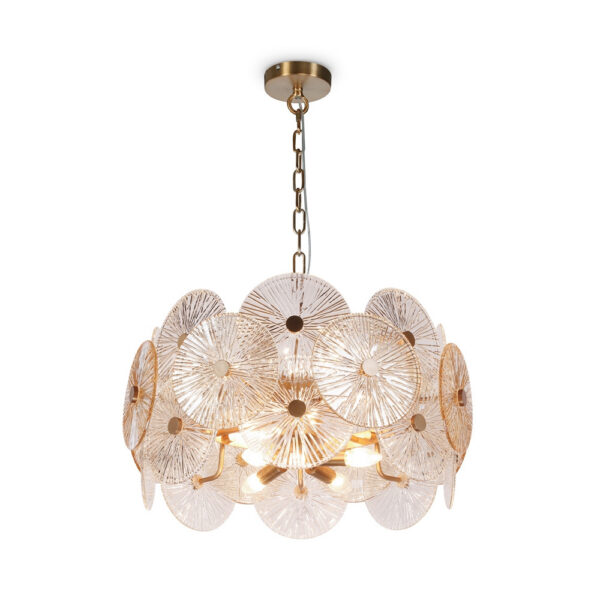 Suspension Aster 8 en métal au design contemporain par Maytoni