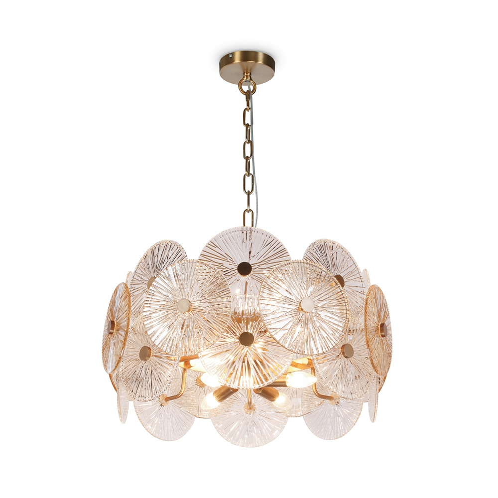 Suspension Aster 8 en métal au design contemporain par Maytoni