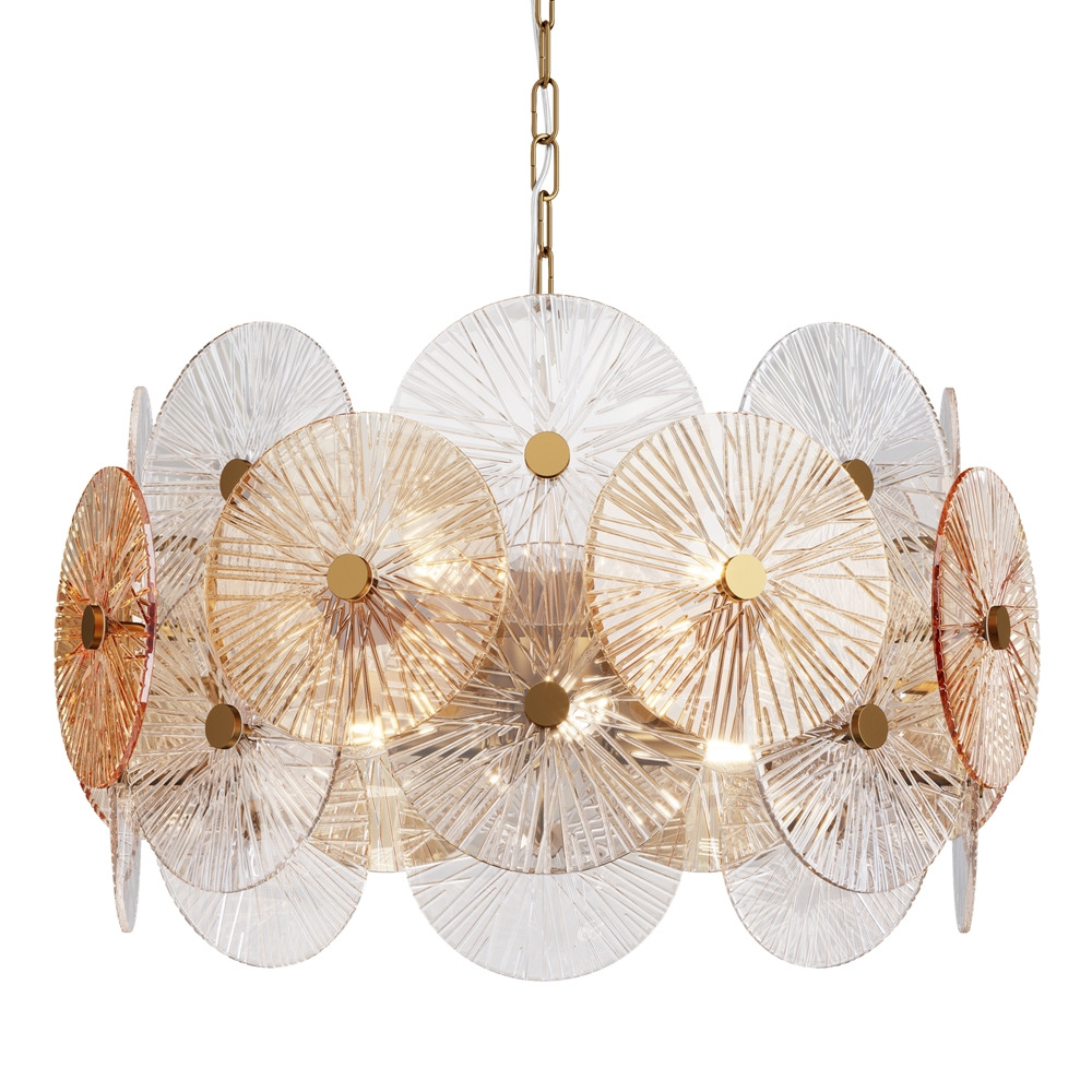 Suspension Aster 8 en métal au design contemporain par Maytoni