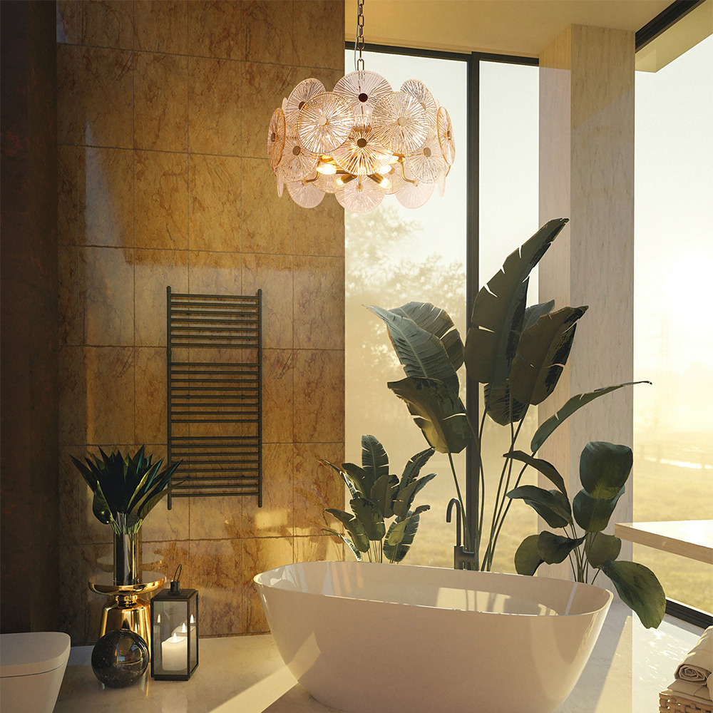 Suspension Aster 8 en métal au design contemporain par Maytoni Suspension Aster 8 en métal au design contemporain par Maytoni