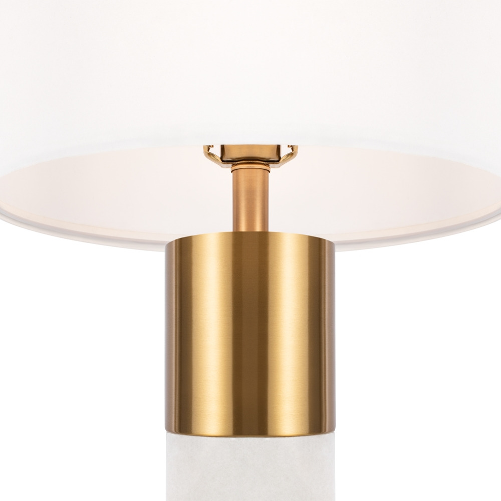 Lampe à poser Bianco 1 en métal au design contemporain par Maytoni