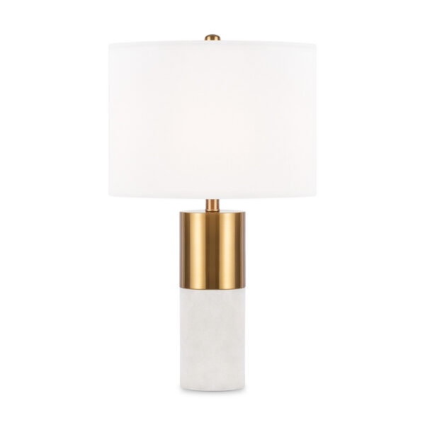 Lampe à poser Bianco en métal au design contemporain par Maytoni