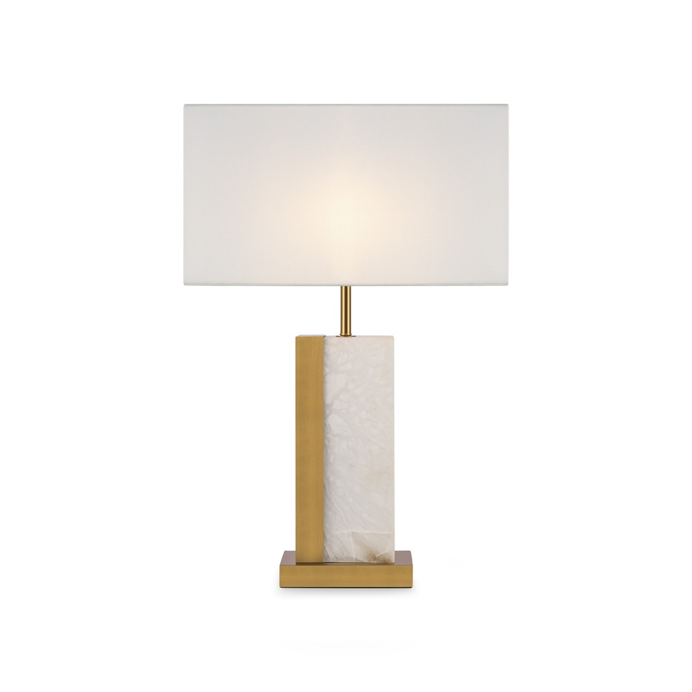 Lampe à poser Bianco 2 en métal au design contemporain par Maytoni