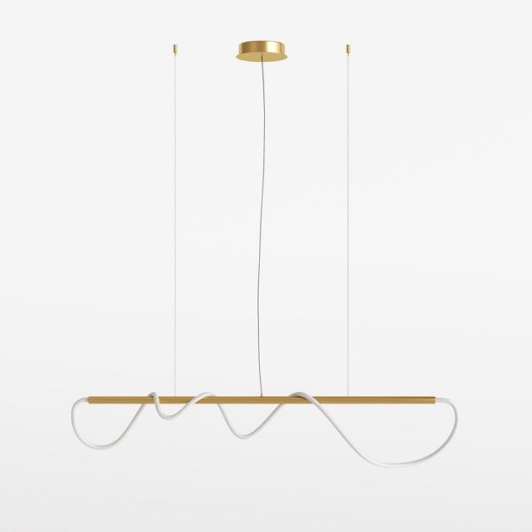 Suspension Tau 3 en aluminium au design contemporain par Maytoni