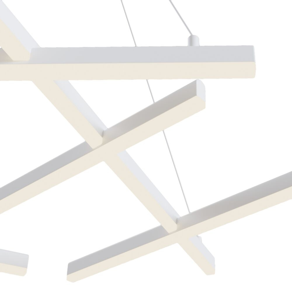 Suspension Line 2 en aluminium au design contemporain par Maytoni Suspension Line 2 en aluminium au design contemporain par Maytoni