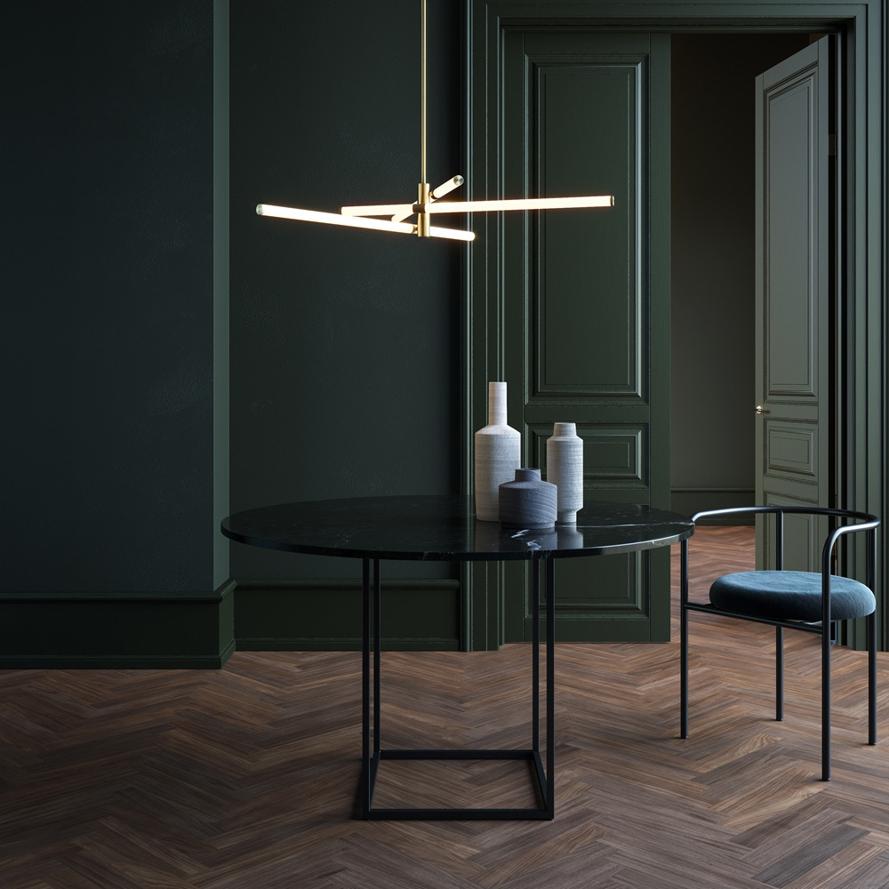 Suspension Axis en aluminium au design contemporain par Maytoni Suspension Axis en aluminium au design contemporain par Maytoni