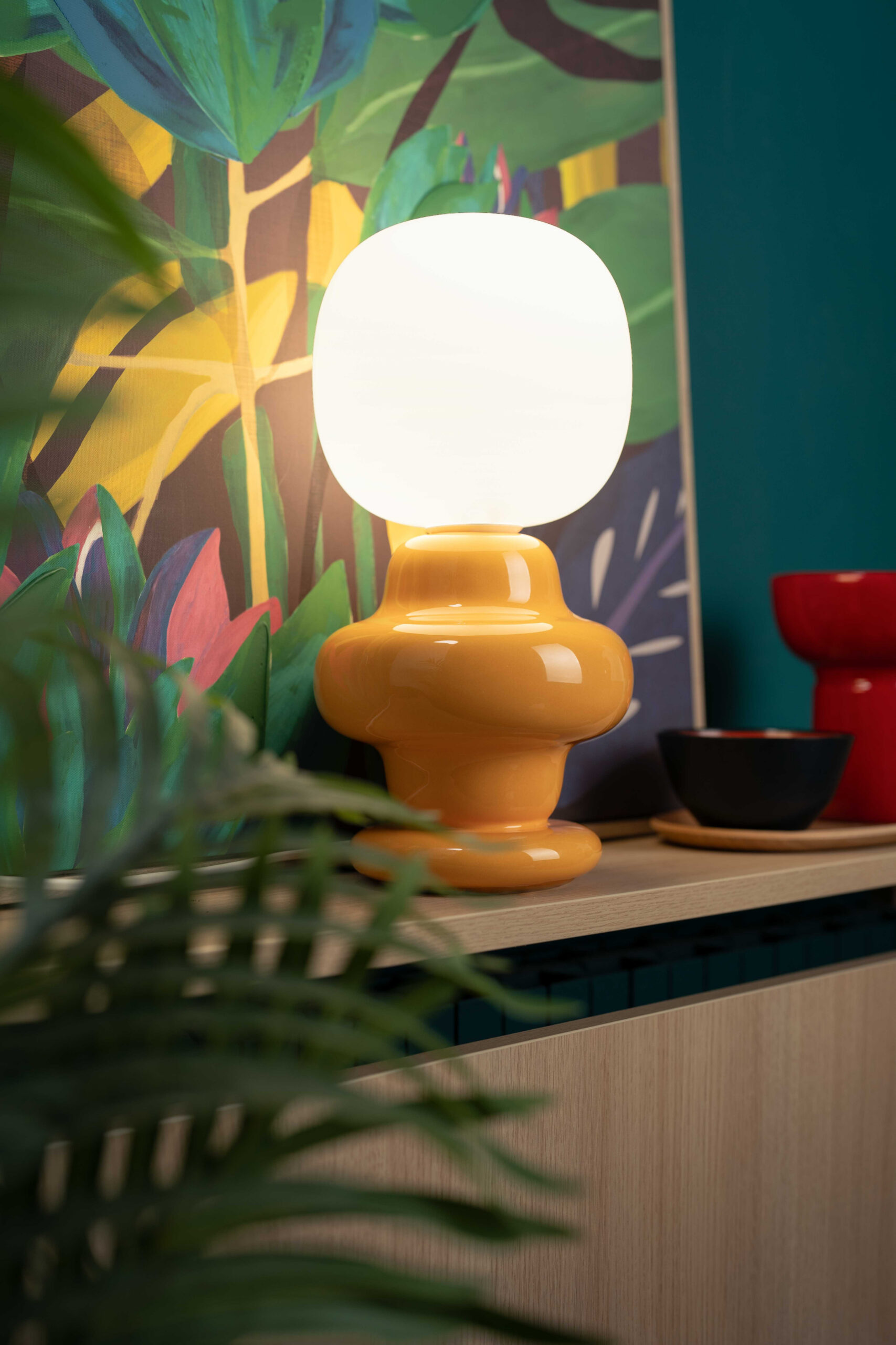 Lampe à poser Copacabana en céramique par Ferroluce Lampe à poser Copacabana en céramique par Ferroluce