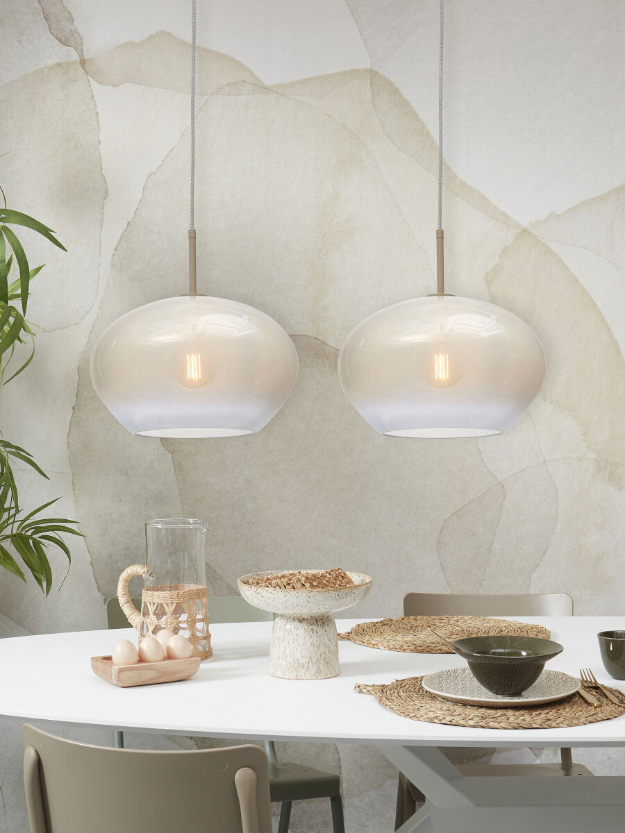 Suspension Bologna en verre au design vintage par It's About Romi Suspension Bologna en verre au design vintage par It's About Romi