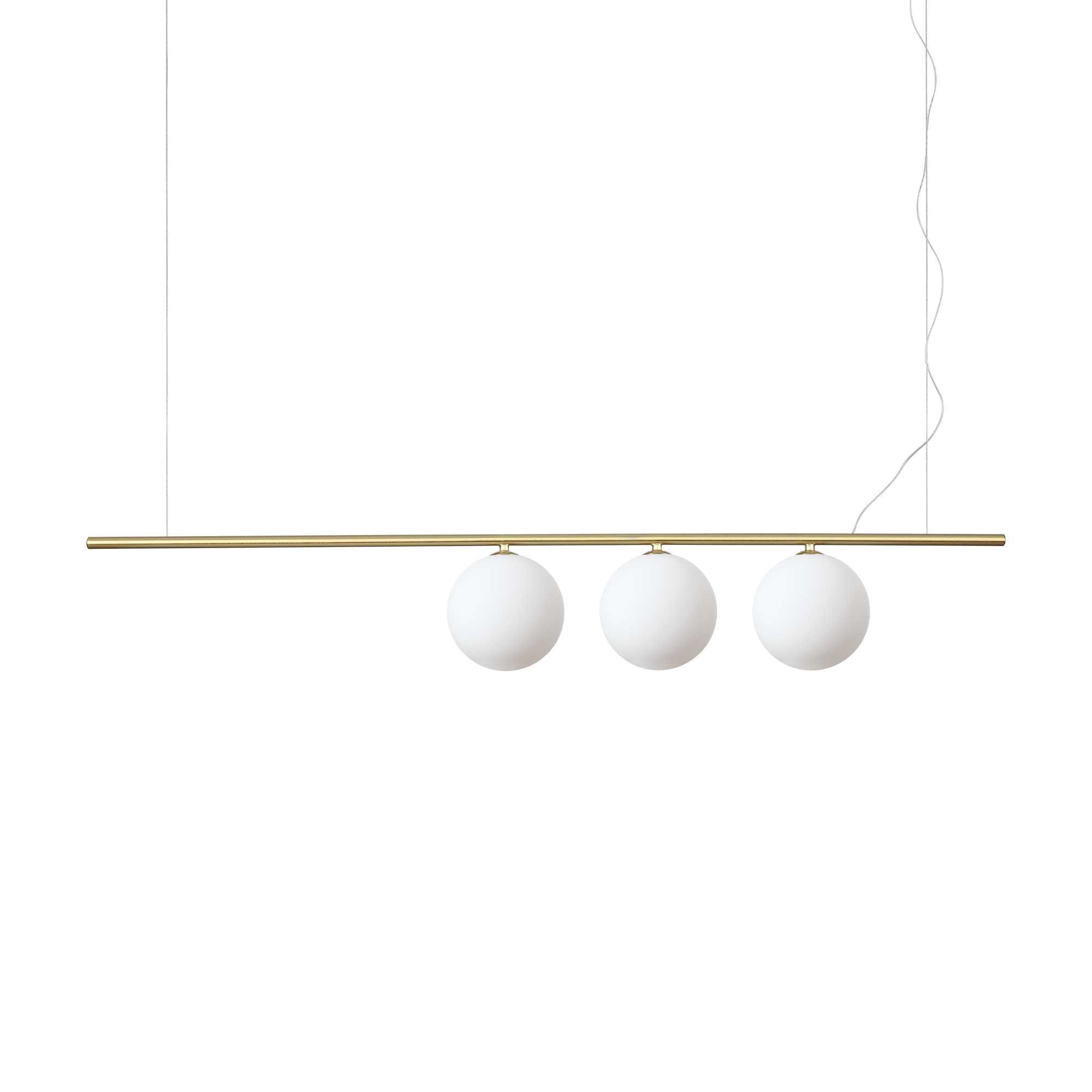 Suspension Perline en métal avec verre soufflé - Ideal Lux Suspension Perline en métal avec verre soufflé - Ideal Lux