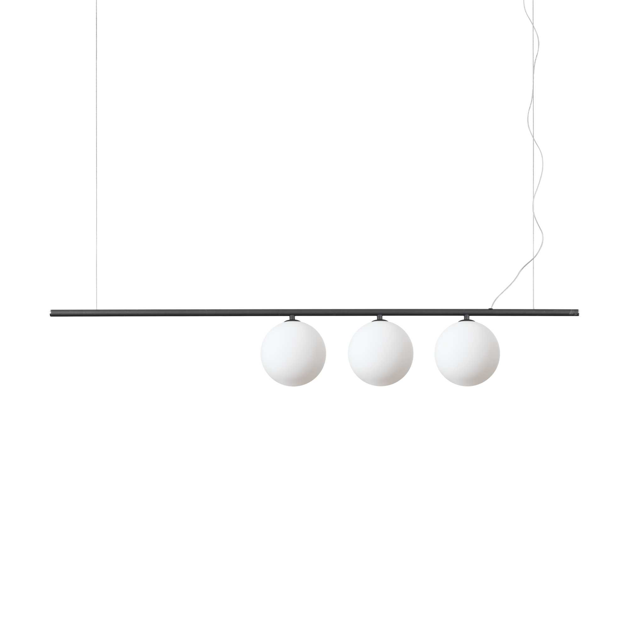 Suspension Perline en métal avec verre soufflé - Ideal Lux Suspension Perline en métal avec verre soufflé - Ideal Lux