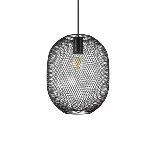 Suspension Net en métal et maille au design contemporain - Ideal Lux