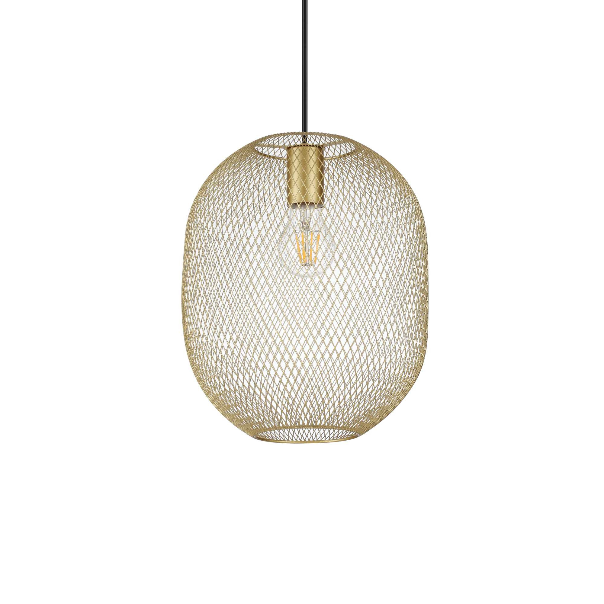 Suspension Net en métal et maille au design contemporain - Ideal Lux Suspension Net en métal et maille au design contemporain - Ideal Lux