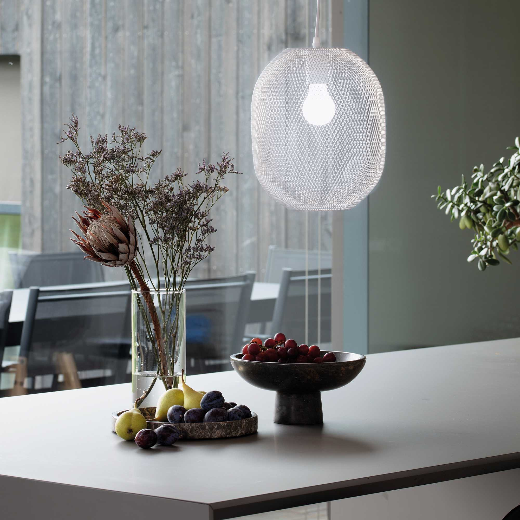 Suspension Net en métal et maille au design contemporain - Ideal Lux Suspension Net en métal et maille au design contemporain - Ideal Lux