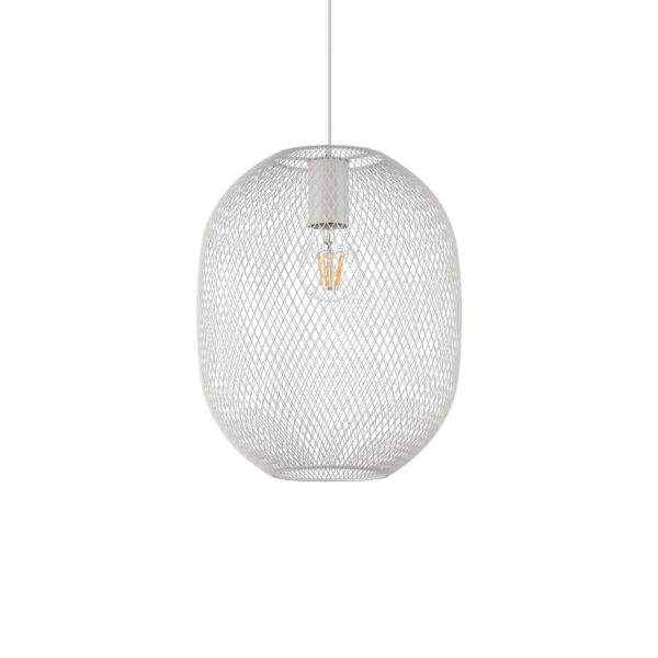 Suspension Net en métal et maille au design contemporain - Ideal Lux