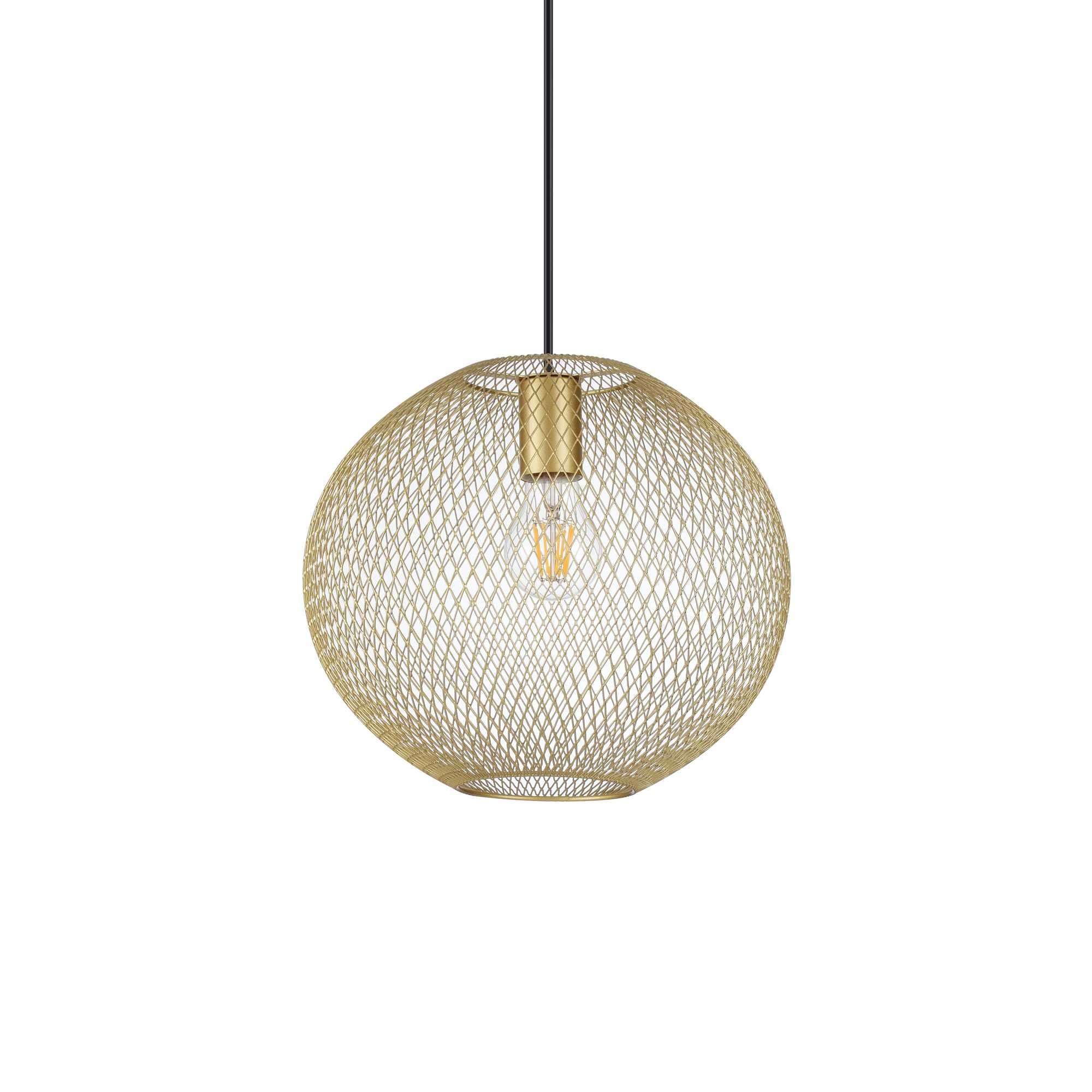 Suspension Net en métal et maille au design contemporain - Ideal Lux Suspension Net en métal et maille au design contemporain - Ideal Lux