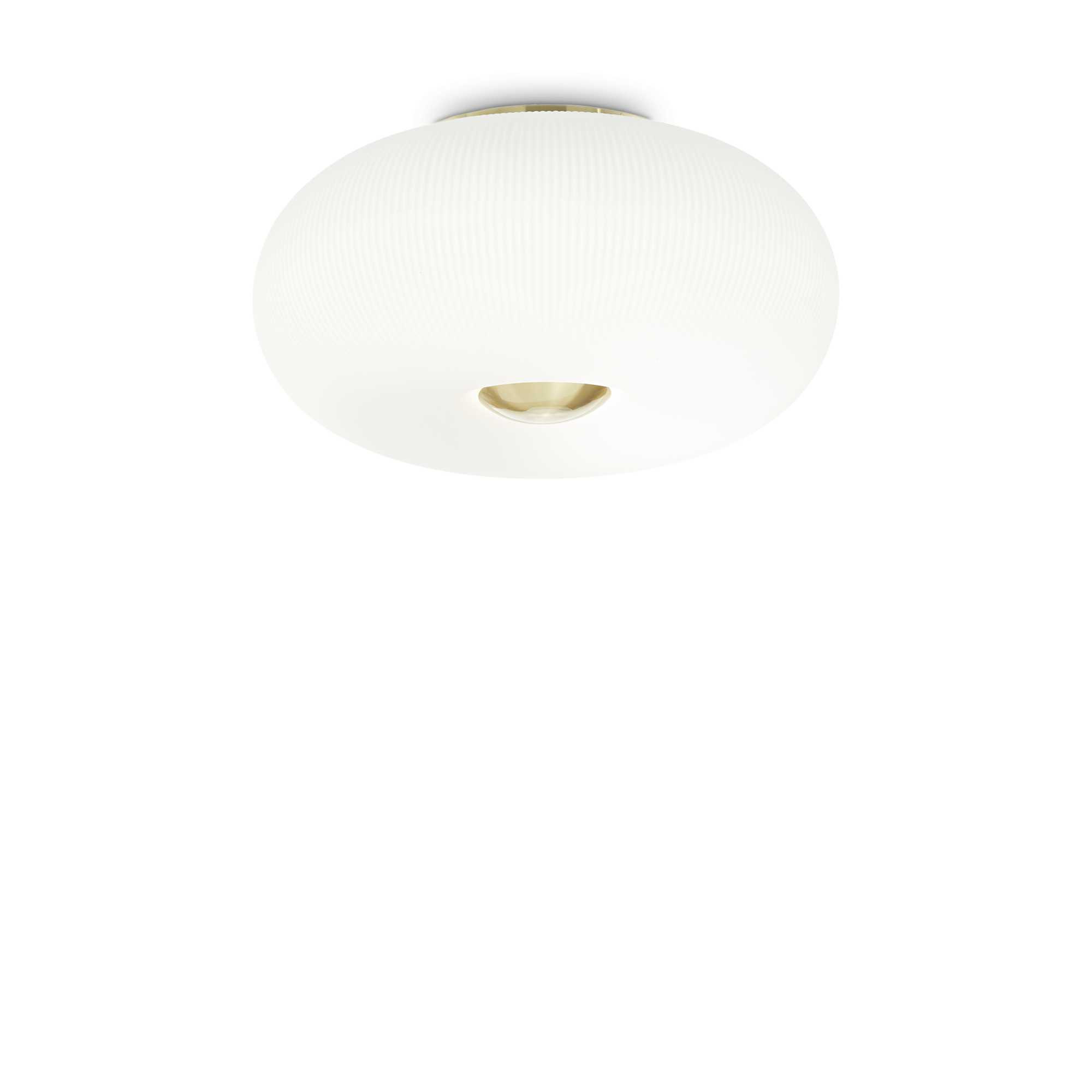 Plafonnier Arizona en verre blanc soufflé au design contemporain- Ideal Lux Plafonnier Arizona en verre blanc soufflé au design contemporain- Ideal Lux