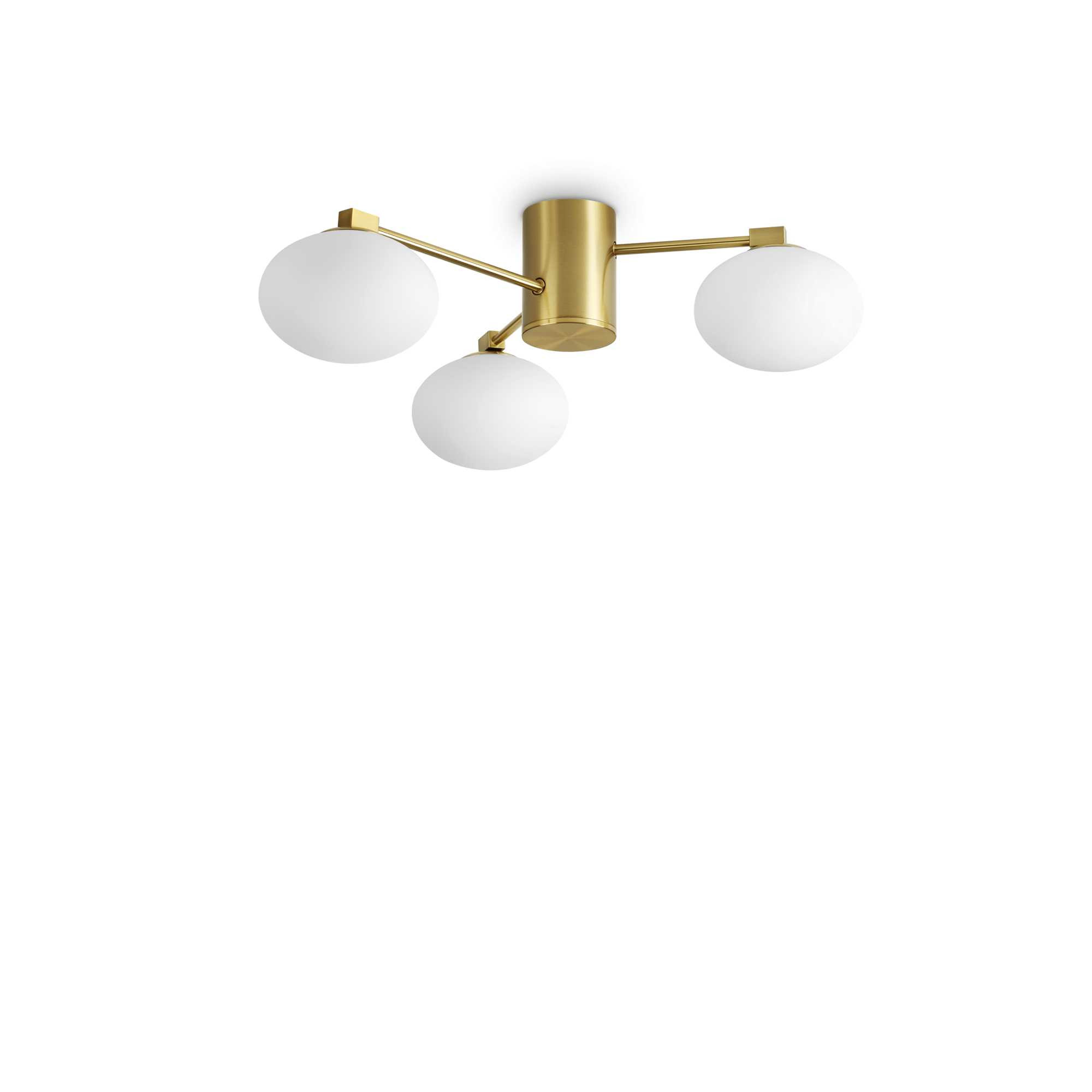 Plafonnier Hermes D60 en métal au design contemporain- Ideal Lux