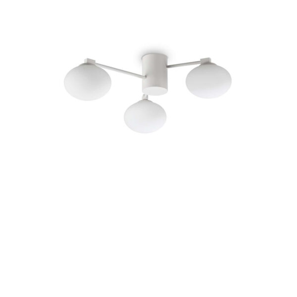 Plafonnier Hermes D60 en métal au design contemporain- Ideal Lux